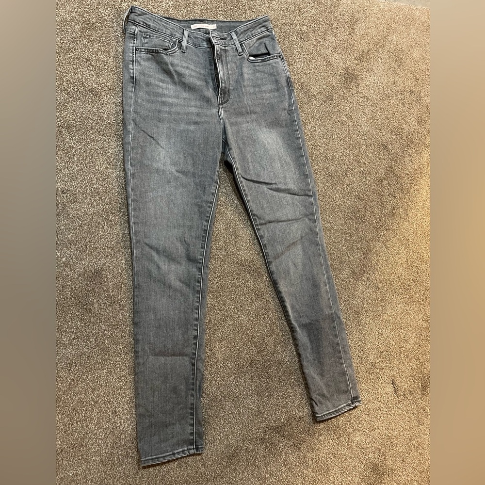 721 High Rise Skinny Levi’s Gray Jeans